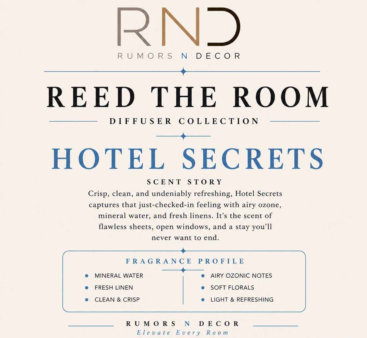 Reed The Room - Reed Diffuser