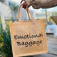 Natural Burlap Tote