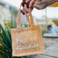 Mini Burlap Tote